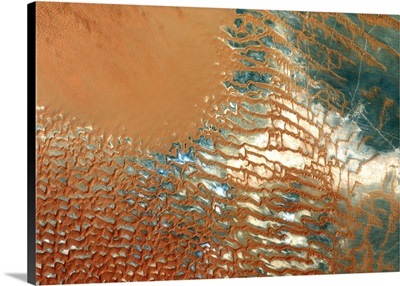 Rub Al Khali Desert, Saudi Arabia, True Colour Satellite Image