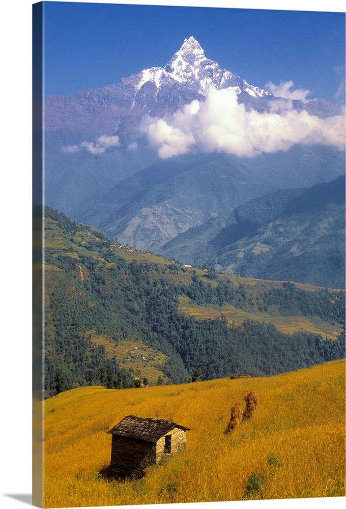 Rural Scenic, Himalayan Mountains, Annapurna Circuit, Nepal
