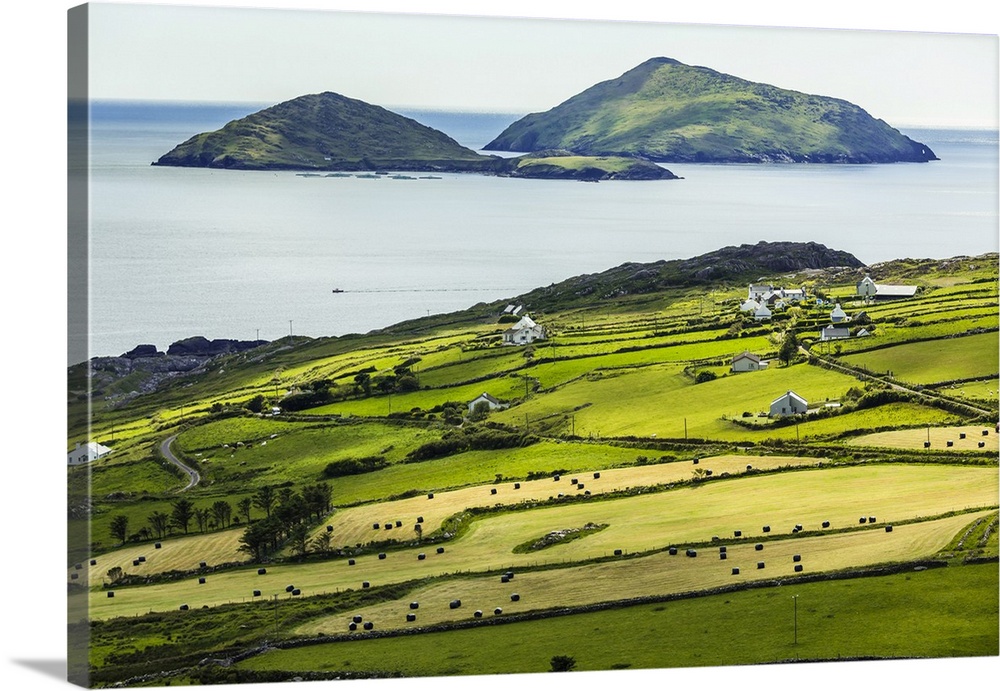 Scenic, coastal view of Caherdaniel, along the Ring of Kerry, County Kerry, Ireland
