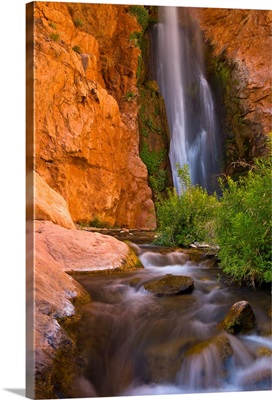 Scenic Deer Creek Falls in Grand Canyon National Park.