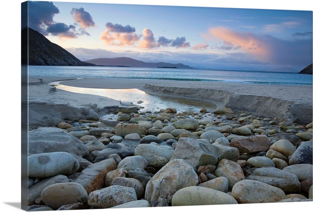 Scenic View Of Keem Strand At Early Morning, Achill Island, County Mayo, Ireland