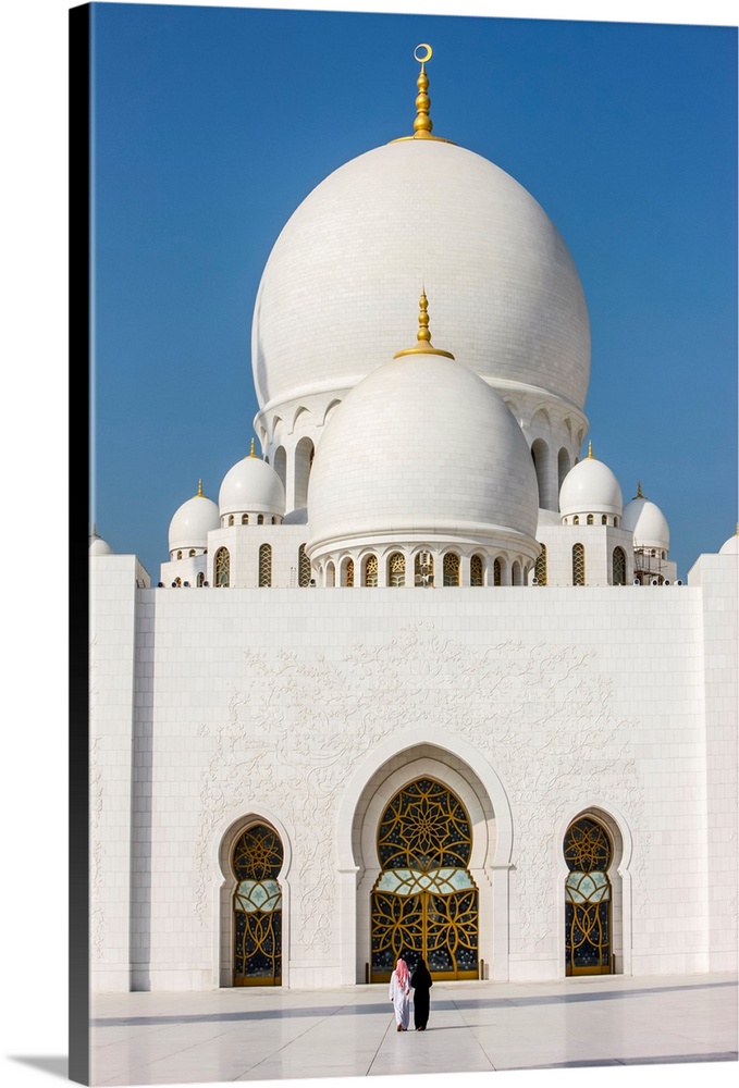 Sheikh Zayed Grand Mosque. The main dome is the biggest mosque dome in the world.