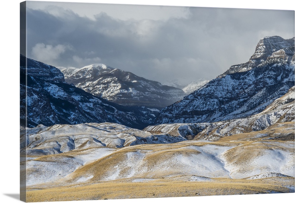 South Fork of the Shoshone River in Winter Wyoming, United States of America