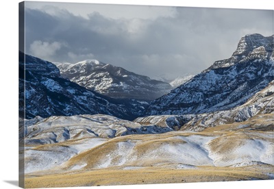 South Fork Of The Shoshone River In Winter, Wyoming