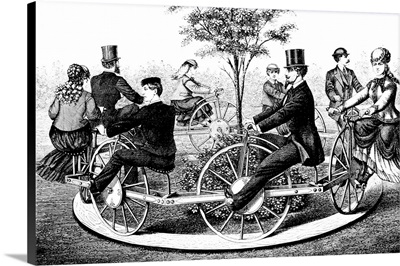 Sturdy And Young's Circular Velocipede, American, 1869