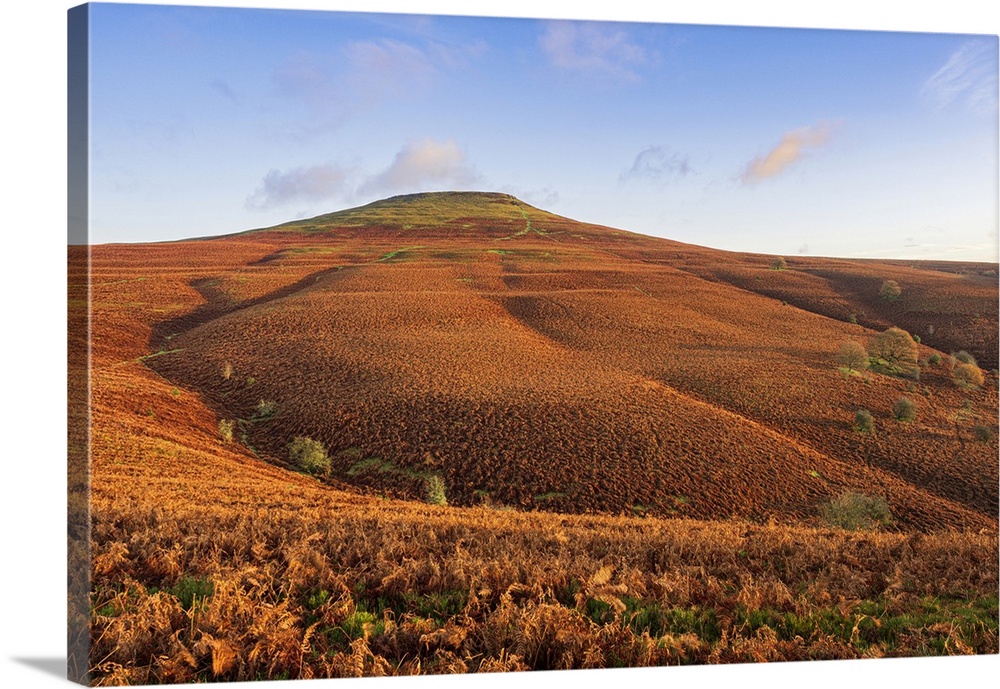 Sugar loaf mountain at Abergavenny in South Wales.