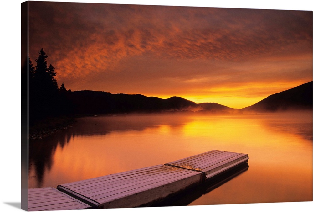 Sunrise On Nictau Lake, New Brunswick, Canada