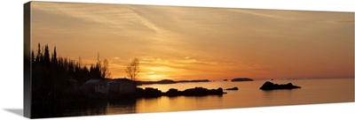 Sunrise Over Lake Superior; Ontario, Canada