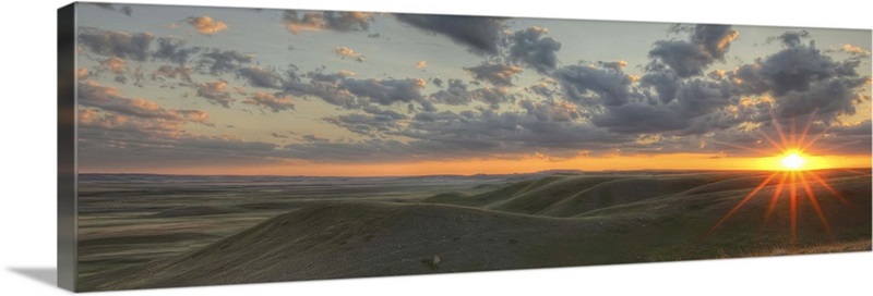 Sunset In Grasslands National Park, Saskatchewan | Great Big Canvas