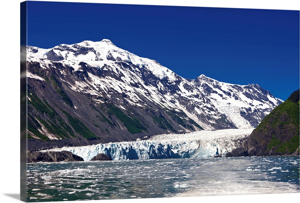 Surprise Glacier in Harriman Fjord seen from the deck on the Klondike