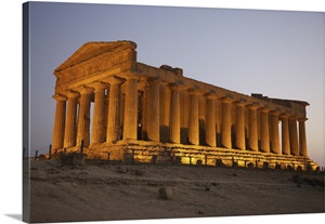 Temple Of Concordia In The Valley Of The Temples; Agrigento, Sicily, Italy image thumbnail