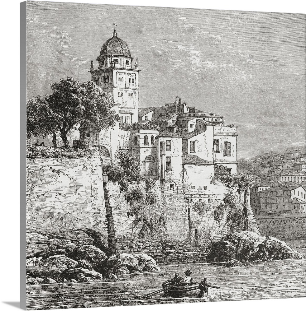 The Arsenal At Genoa, Northern Italy In The Late 19th Century. From Italian Pictures By Rev. Samuel Manning, Published C.1...