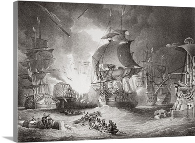 The Battle Of The Nile Night Of August 1, 1798
