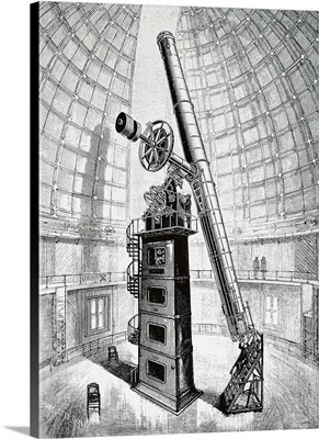 The Crossley Telescope At Lick Observatory, California, Dated 20th C.