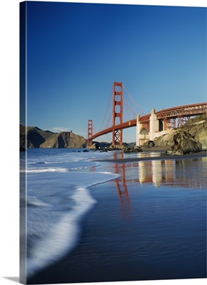 The Golden Gate Bridge, Blurred Motion; San Francisco, California