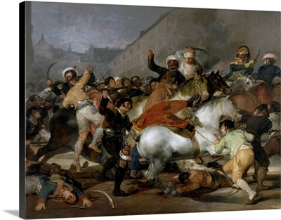 The Second Of May 1808 Or The Charge Of The Mamelukes 1814, By Francisco Goya