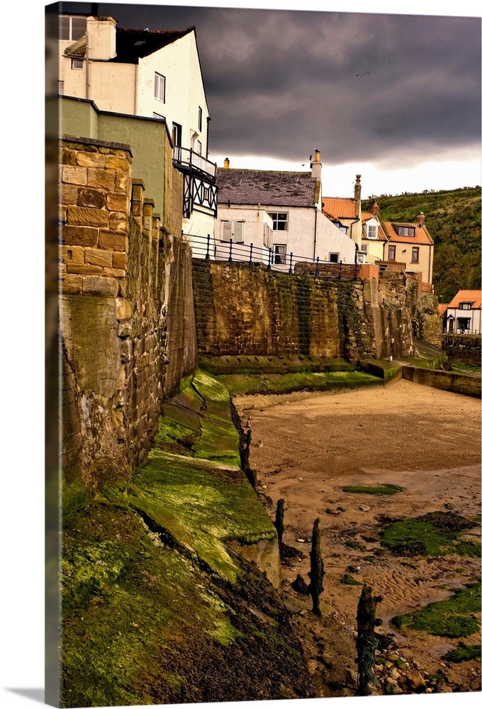 Town Of Staithes. North Yorkshire, England, UK.
