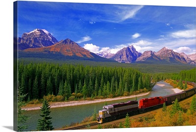 Train In Banff National Park