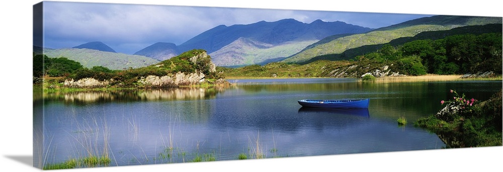 Upper Lake, Killarney, Co Kerry, Ireland, Boats On A Lake