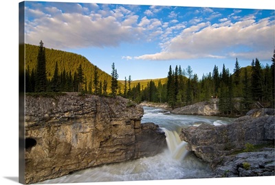 Waterfall, Elbow River, Kananaskis Country, Alberta
