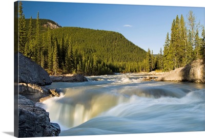 Waterfall, Elbow River, Kananaskis Country, Alberta
