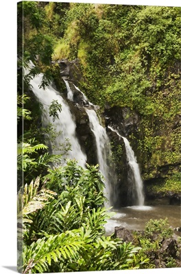 Waterfall, Hana, Maui, Hawaii, United States of America