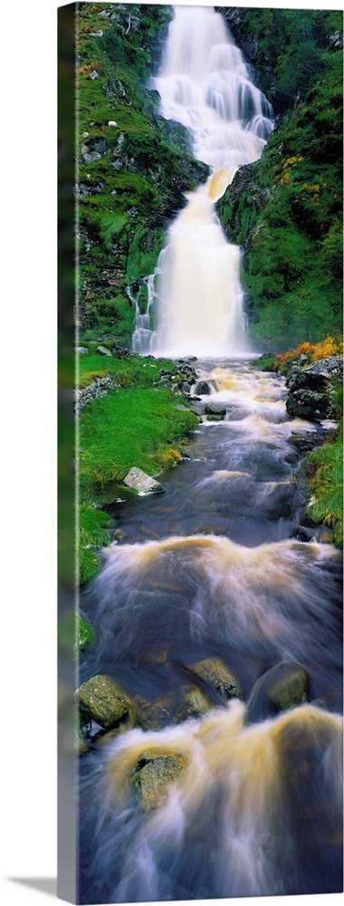 Waterfall in Ardara, County Donegal, Ireland