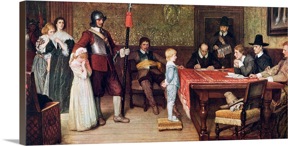 When Did You Last See Your Father By William Frederick Yeames. From The World's Greatest Paintings, Published By Odhams Pr...