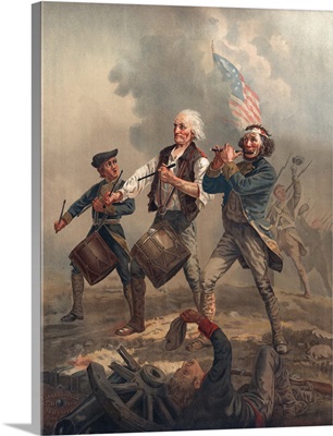 Yankee Doodle Or The Spirit Of '76 Chromolithograph