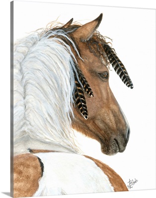 Buckskin Pinto - Majestic Horse