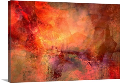 Late Evening Light - Red And Gold