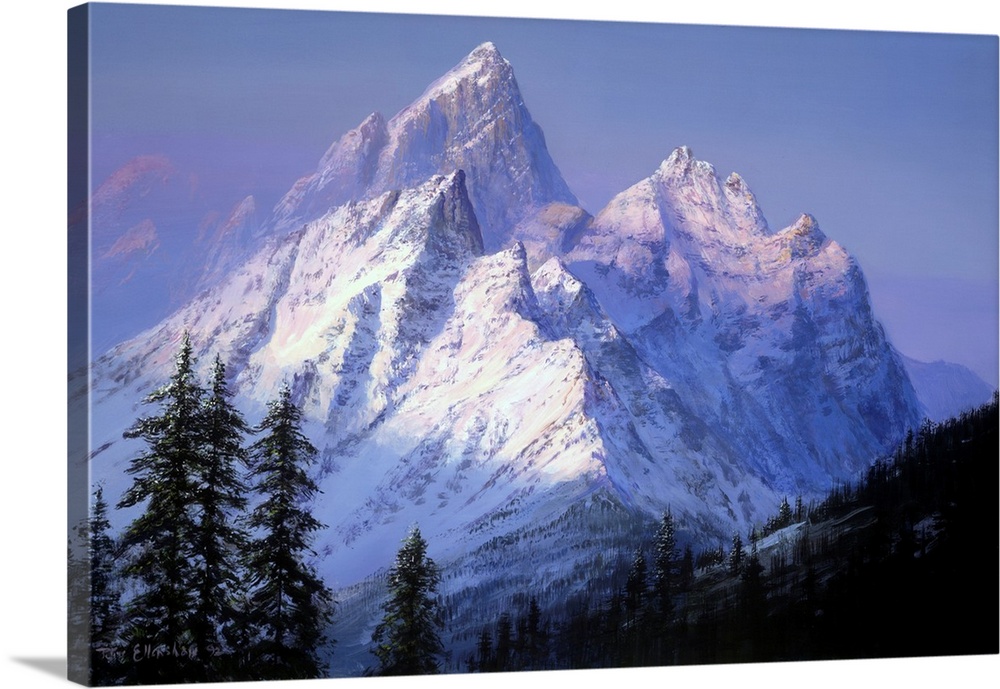 Grand Tetons Late Afternoon