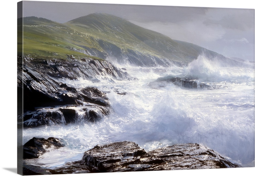 Knockstooka Mountain From Hogs Head, Waterville, Kerry
