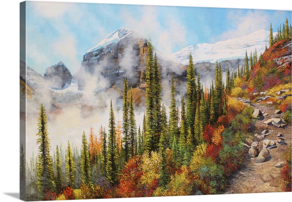 Trail To Six Glaciers