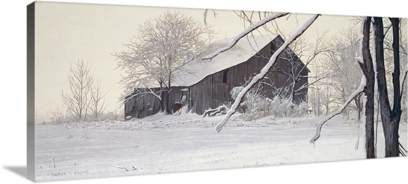 Winter Barn | Great Big Canvas