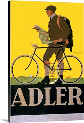 Adler, Bicycle, Vintage Poster