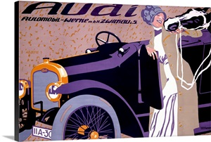 Audi, Automobile, Vintage Poster, by Witzel image thumbnail