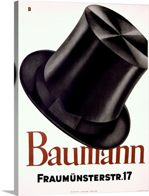Baumann, Vintage Poster, by Otto Baumberger