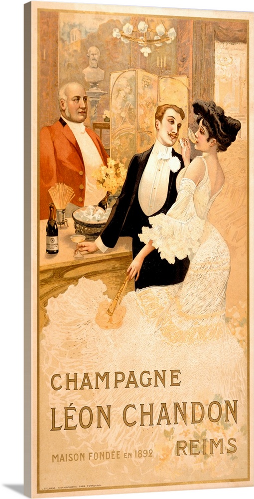 Vintage Champagne Advertisement