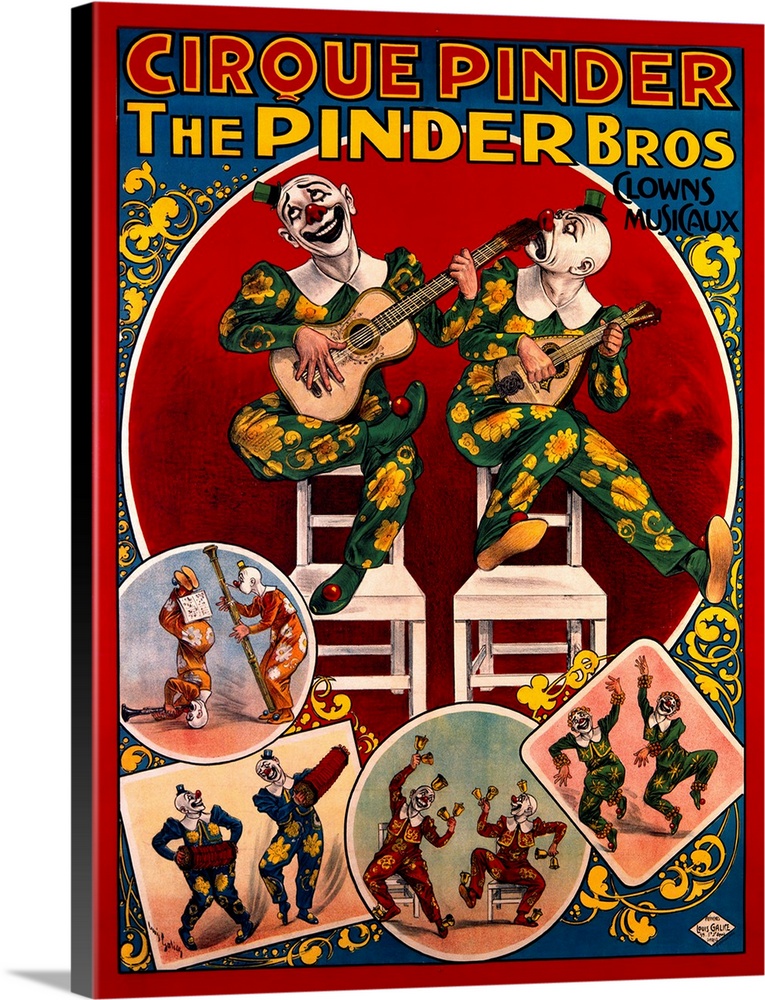 Cirque Pinder, Vintage Poster, by Lous Galice