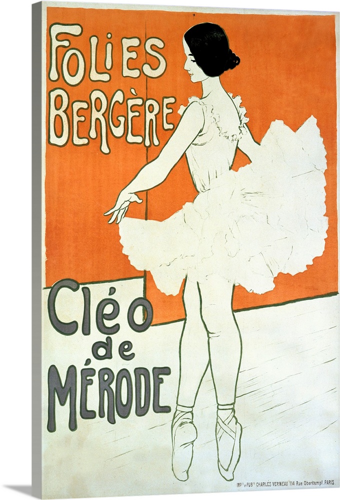 Poster vintage con cornice