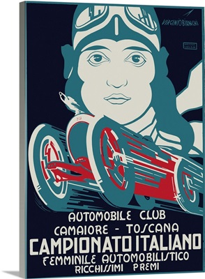 Compionato Italiano, Vintage Poster, by Alberto Bianchi