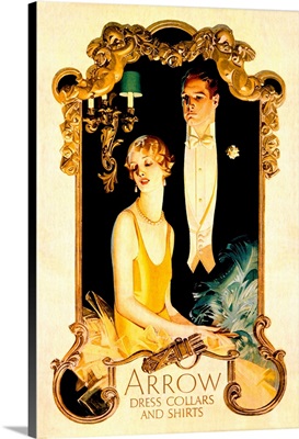 Deco Arrow Dress Collar Shirts