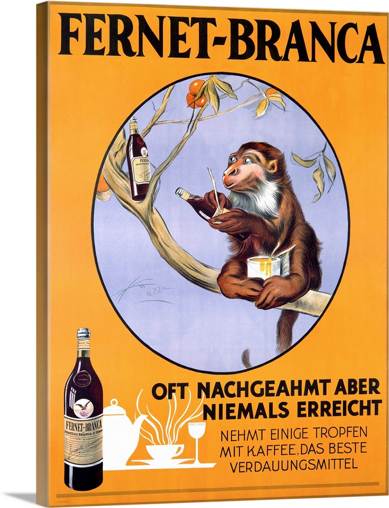 Fernet Branca Blechschild 49x34cm Tafel Reklame Deko Aufsteller Neu OVP