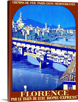 Florence, Vintage Poster, by Roger Broders