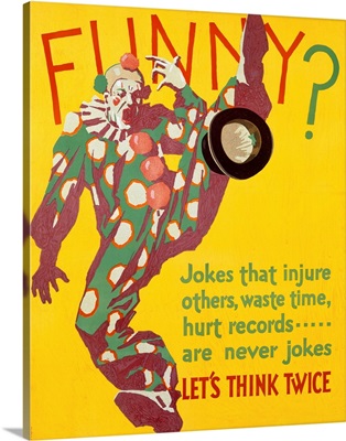 Funny?, motivational, Vintage Poster