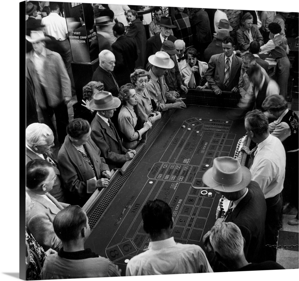 20th December 1950:  The credit counter and bingo control of Harold's Club, the largest gambling club in Reno, Nevada