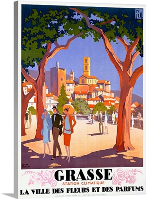 Grasse, Vintage Poster, by Roger Broders