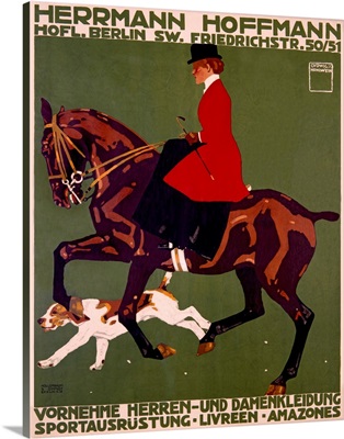 Herrmann Hoffmann, Vintage Poster, by Ludwif Hohlwein