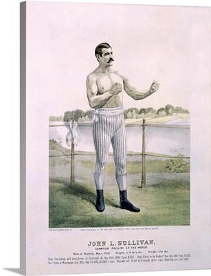 Irish Boxer John L. Sullivan